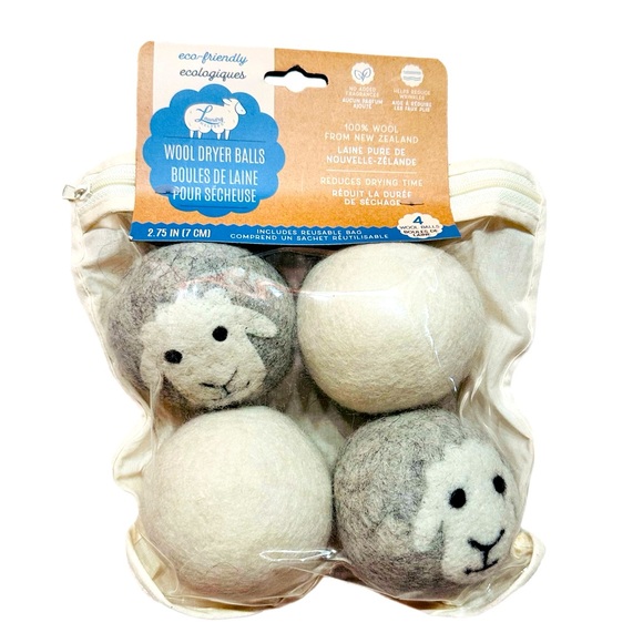 Eco-Friendly Other - ECO-FRIENDLY ~ 4-100% Wool Dryer Balls from New Zealand